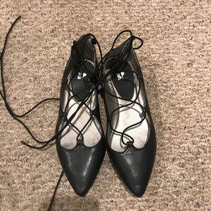 BP lace up flats. Worn once